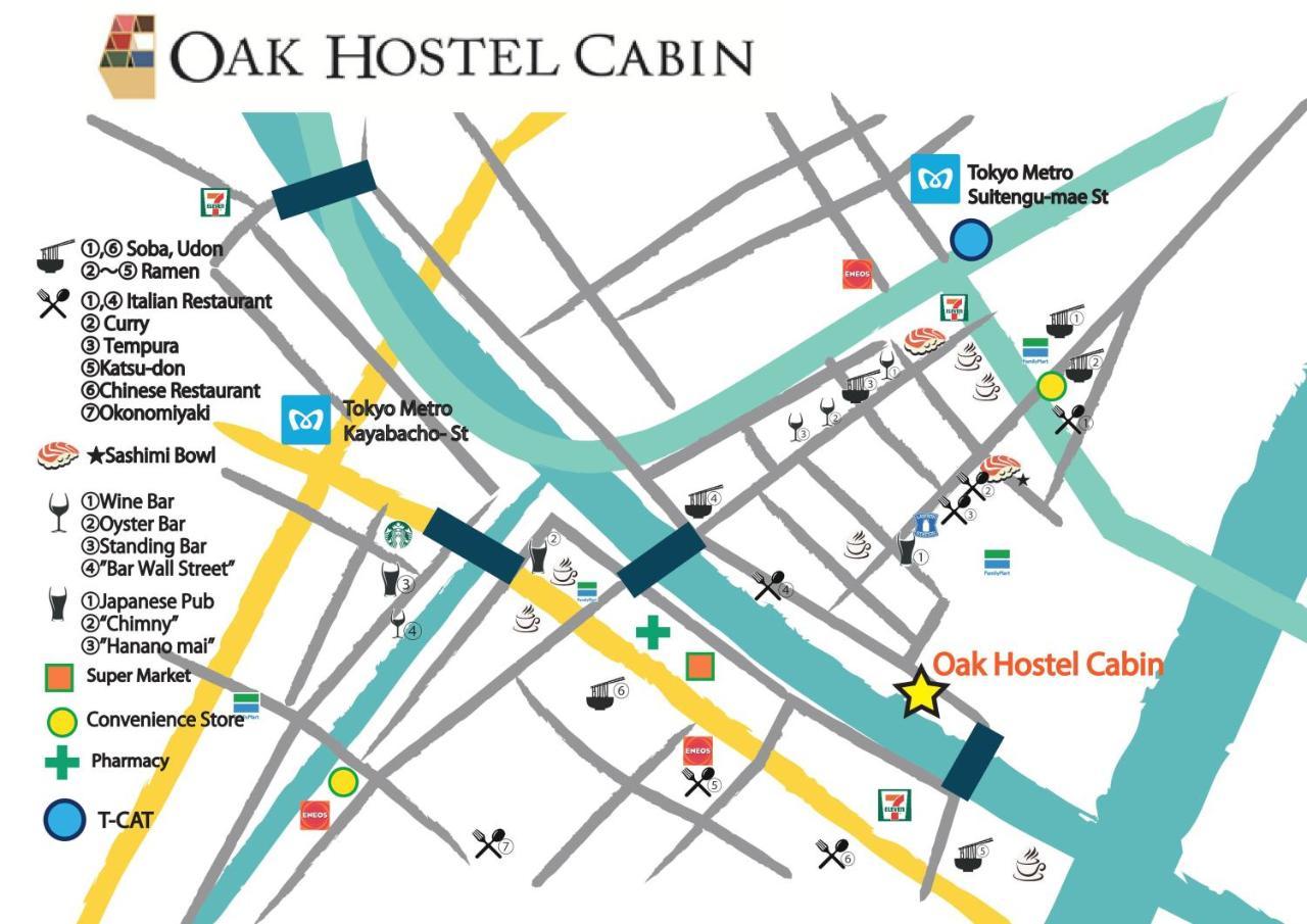 Oak Hostel Cabin โตเกียว ภายนอก รูปภาพ